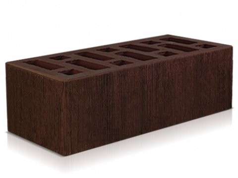 Коричневый полуторный 1,4 NF «бархат», Старооскольский кирпич