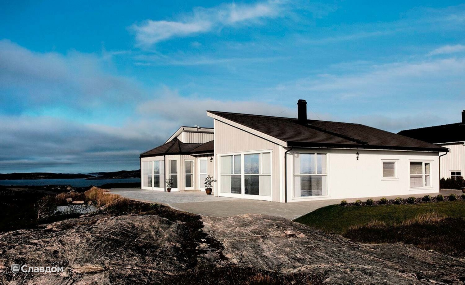 Композитная черепица рядовая AeroDek Robust цвет Антрацит (07)