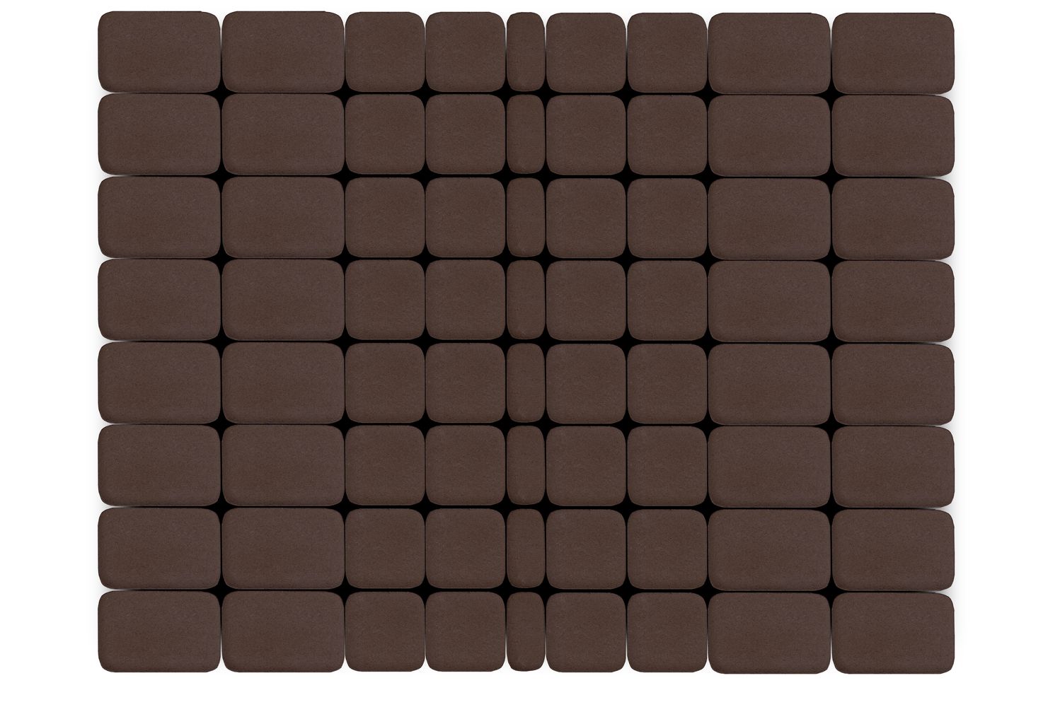 Тротуарная плитка BRAER II «Классико» КОРИЧНЕВЫЙ